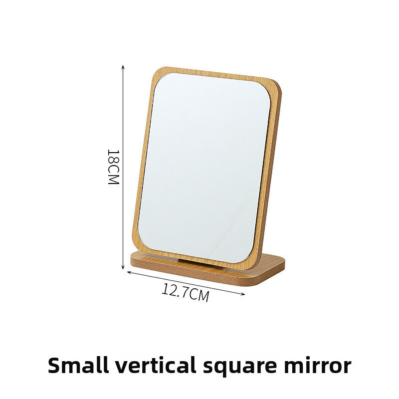 Wooden Makeup Mirror