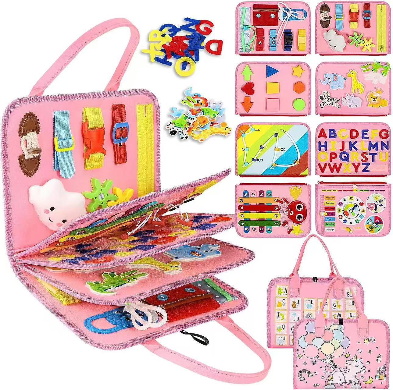 Infant Felt Early Education Learning Board