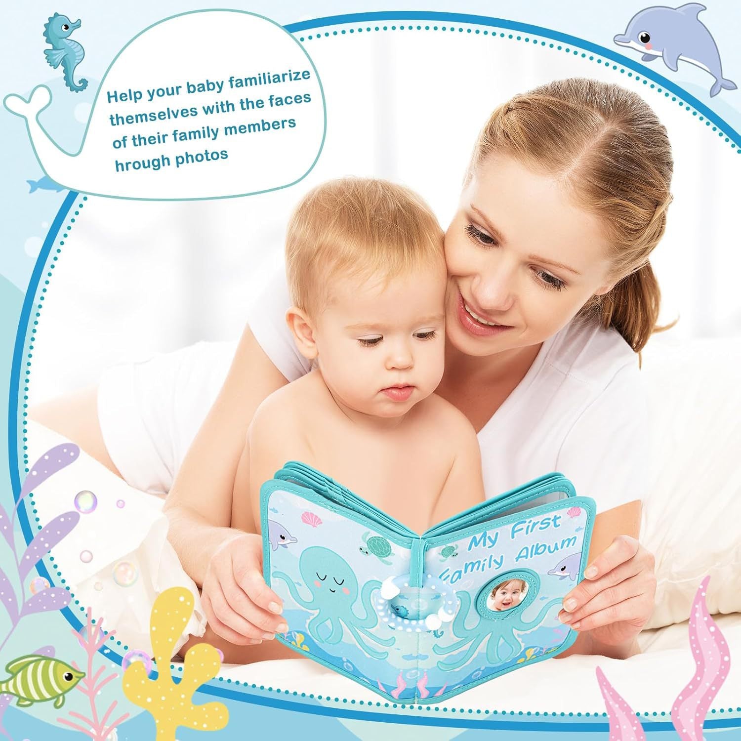 Baby Growth Memory Photo Cloth Book