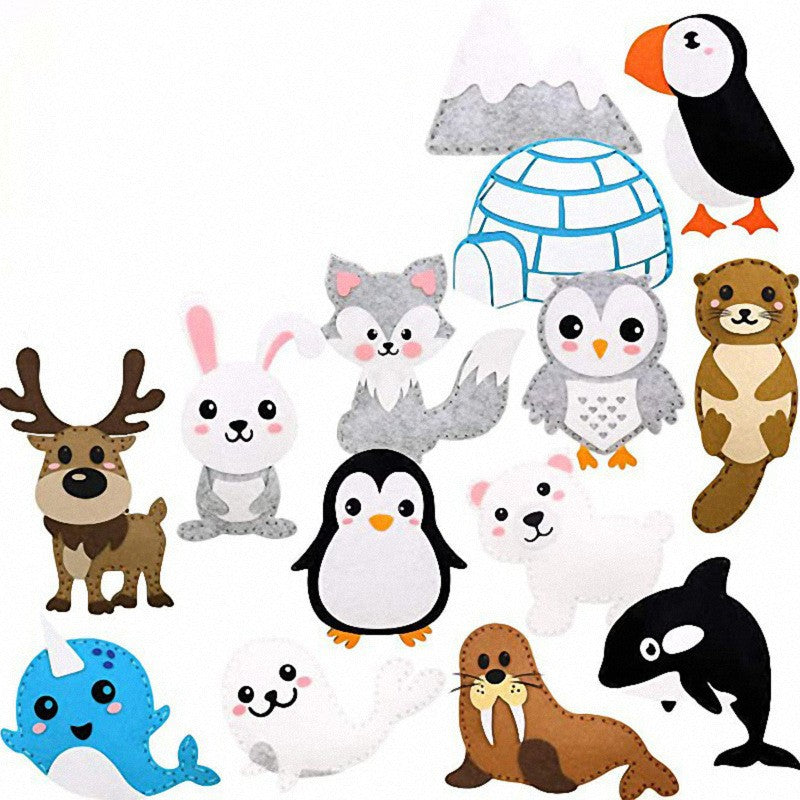 DIY Educational Sewing Felt Set for Kids
