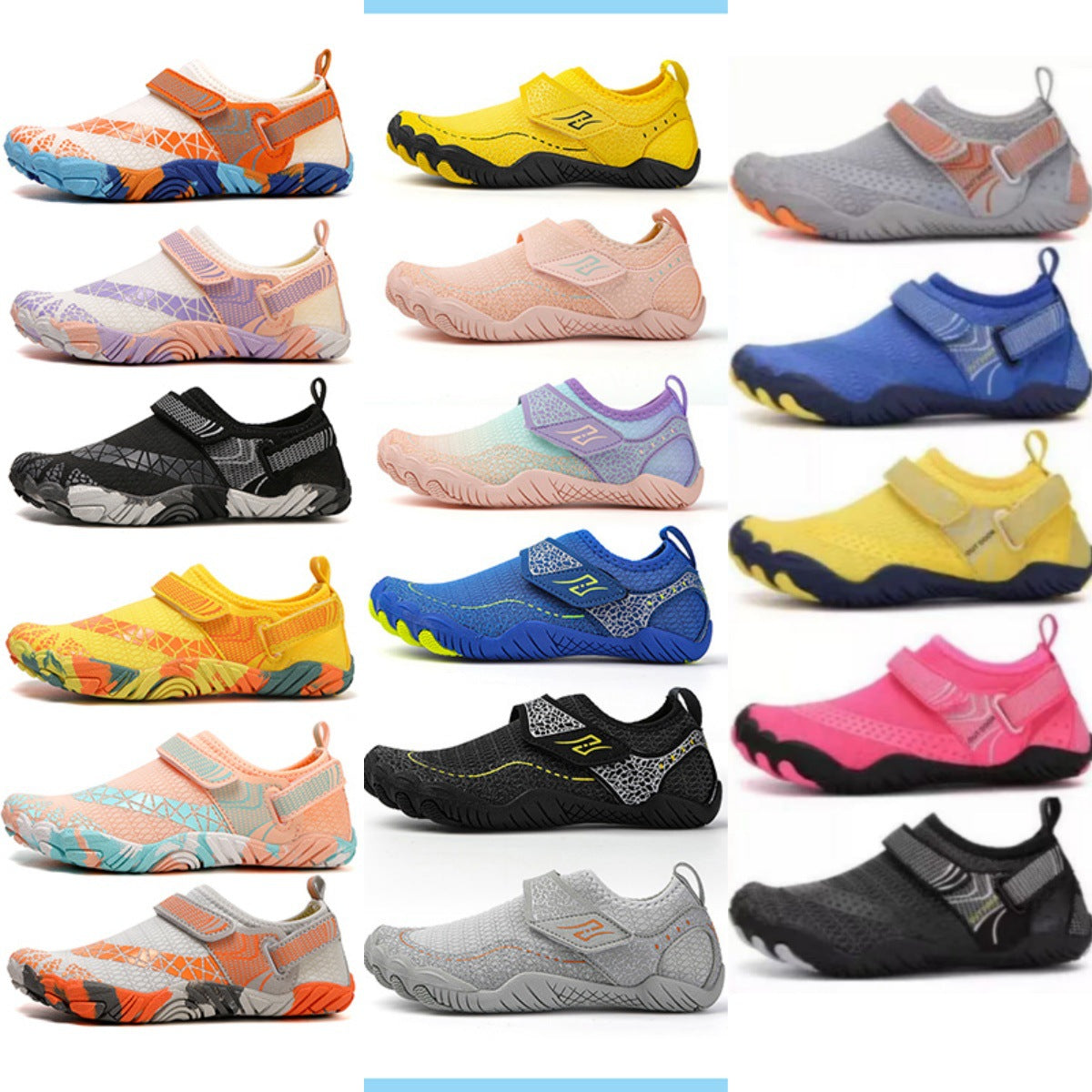 Outdoor Barefoot Quick-Dry Water Shoes for Men Women Five-Finger River Tracing Hiking Sneakers