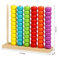 Montessori Wooden Bead Educational Toy for Kids Early Learning