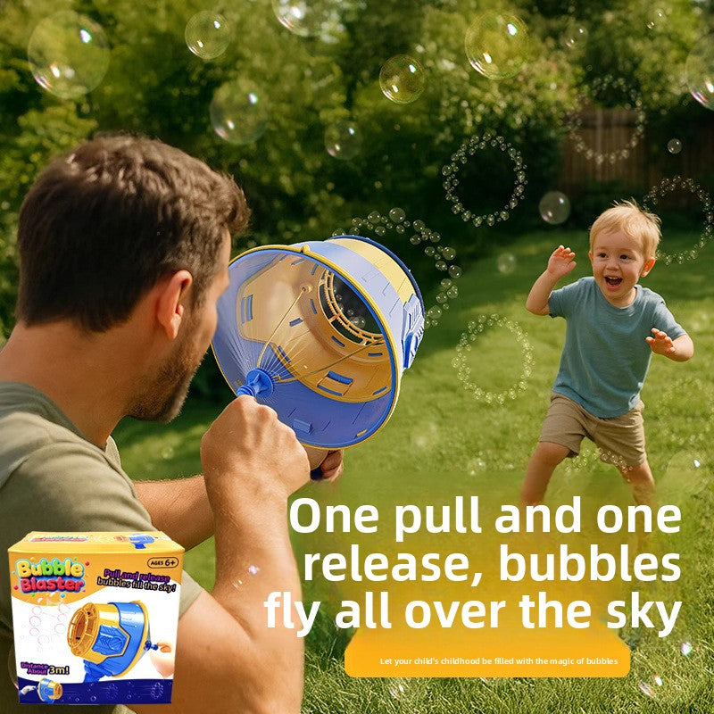 Handheld Air Cannon Bubble Machine for Kids