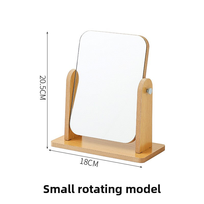 Wooden Makeup Mirror
