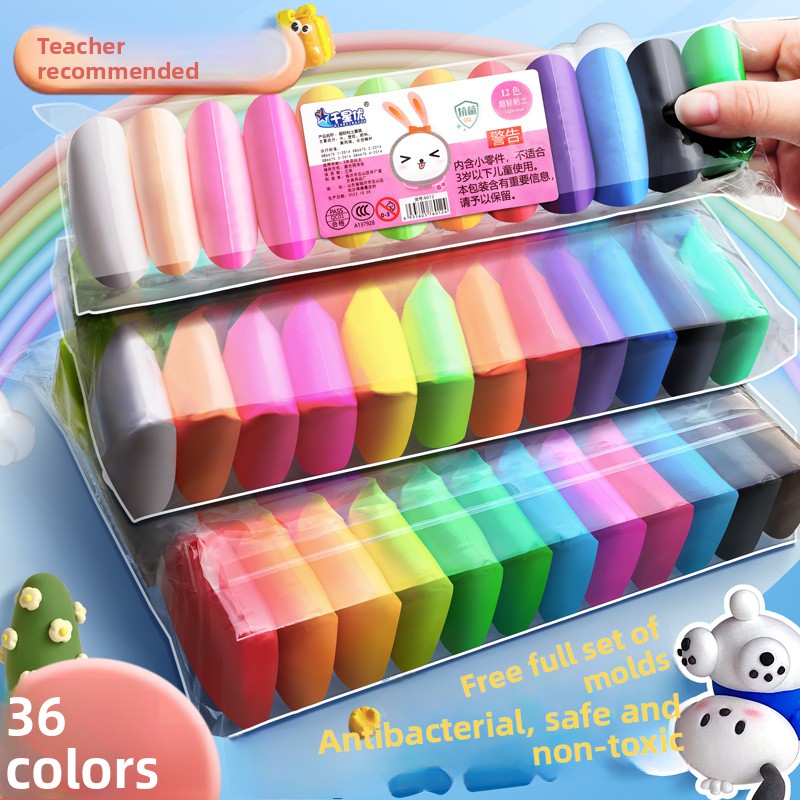 Ultra Light Clay DIY Non Sticky Playdough for Kids
