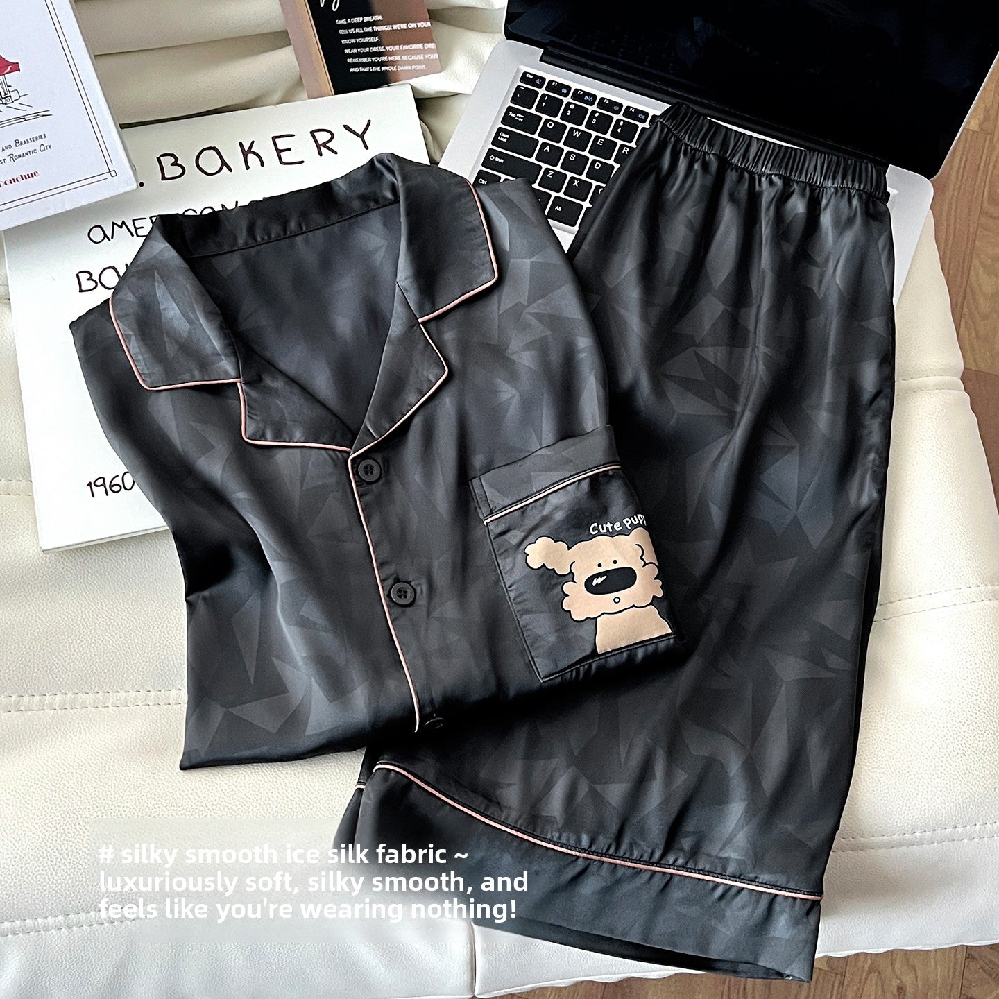 Ice Silk Pajamas for Men