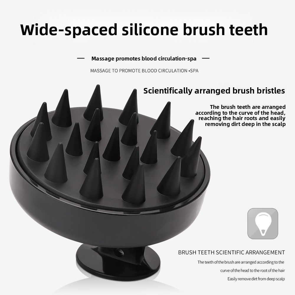 Silicone Scalp Massage Shampoo Brush and Hair Care Set