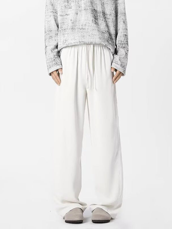 Retro Wide-Leg Sweatpants for Men