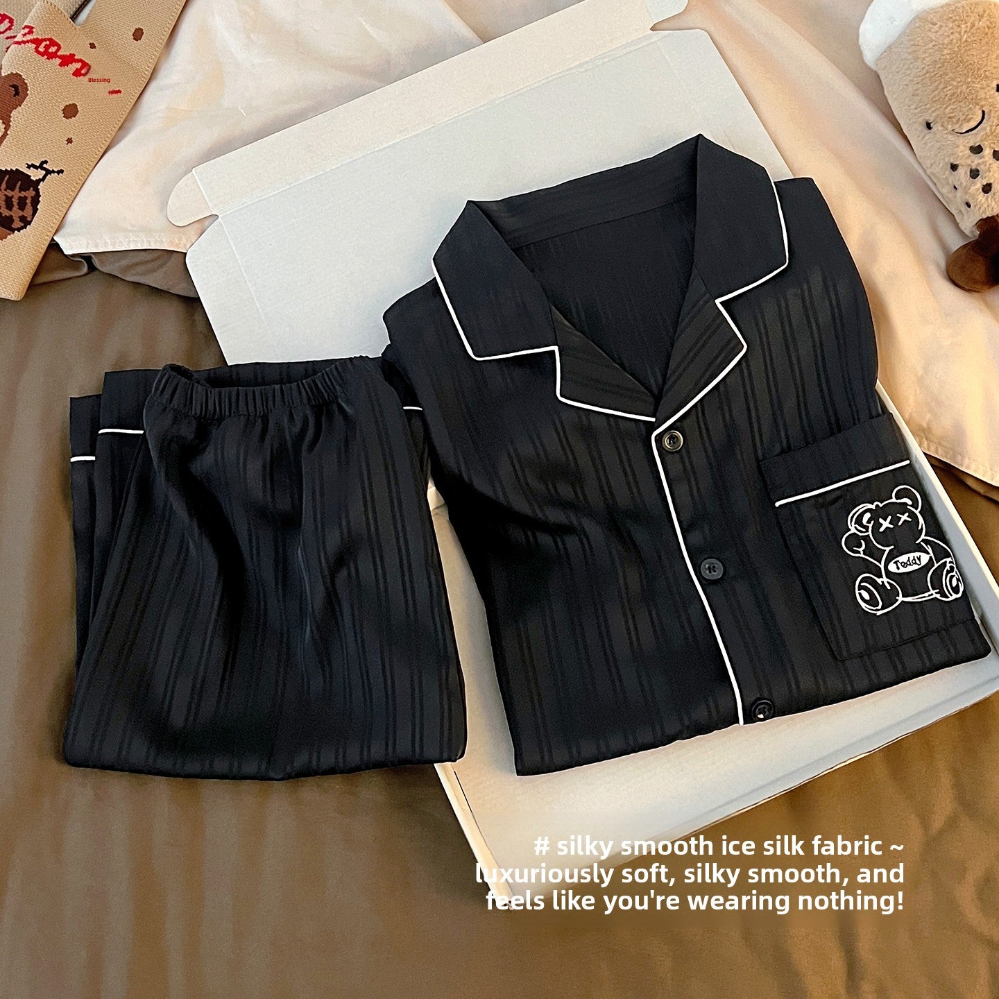 Ice Silk Pajamas for Men