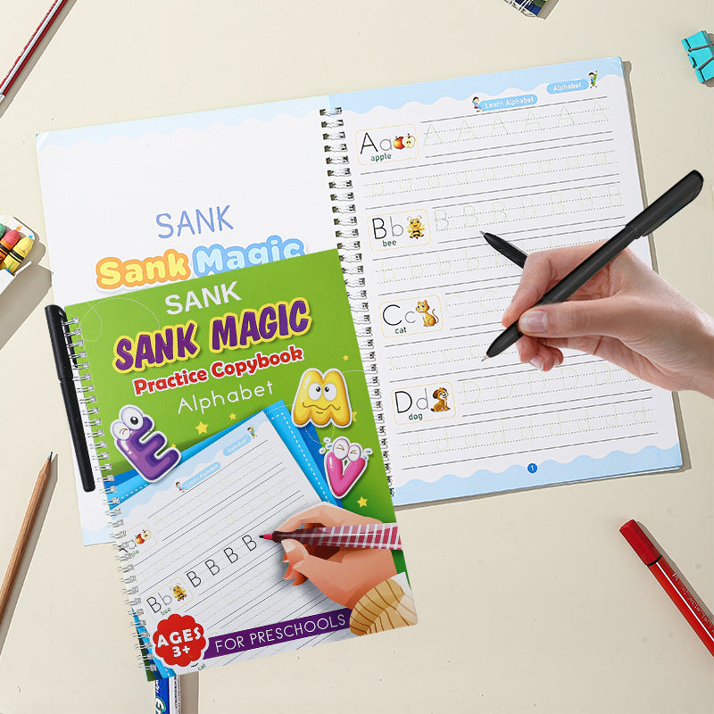Grooved Handwriting Practice Books for Kids