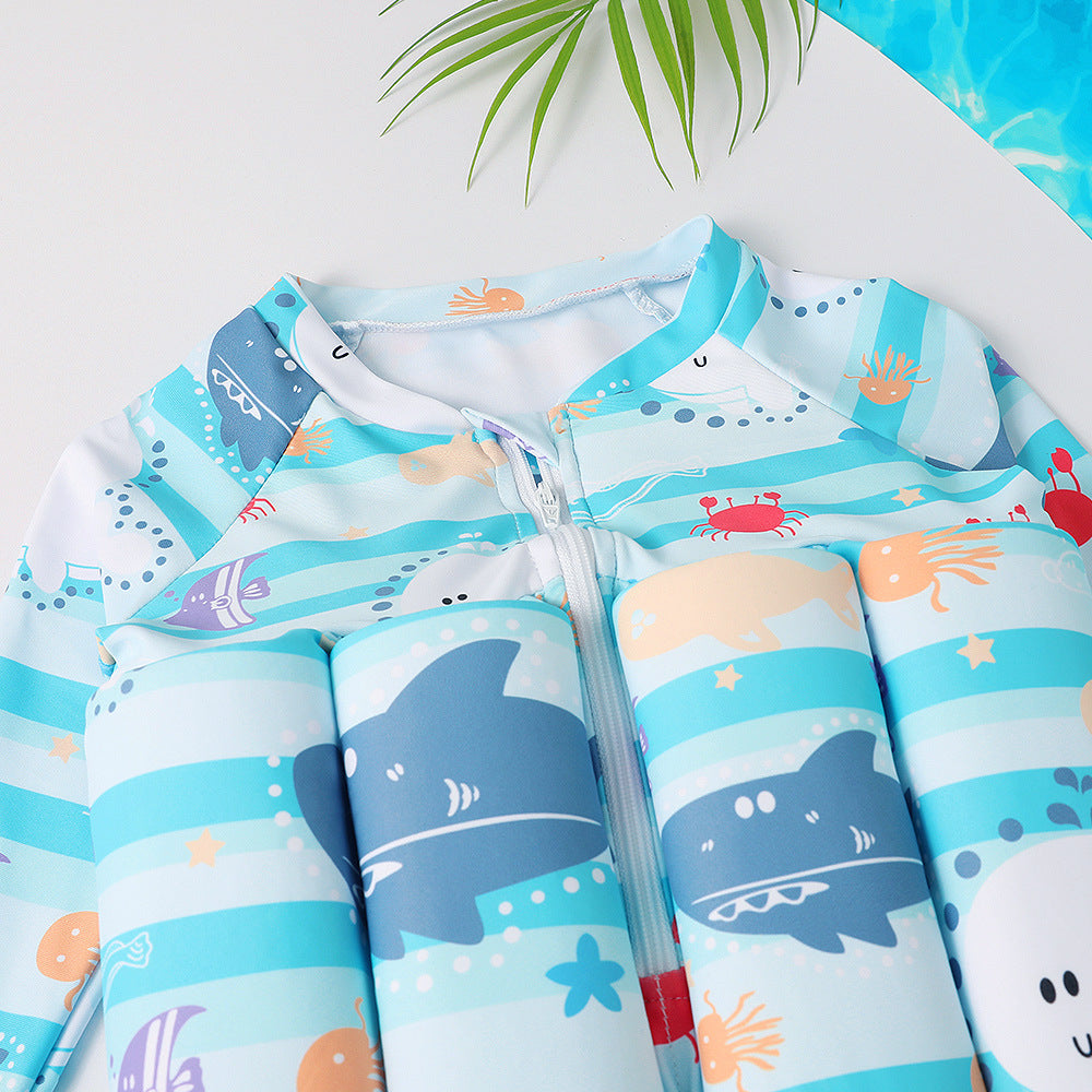 Kids Buoyancy One-Piece Swimwear