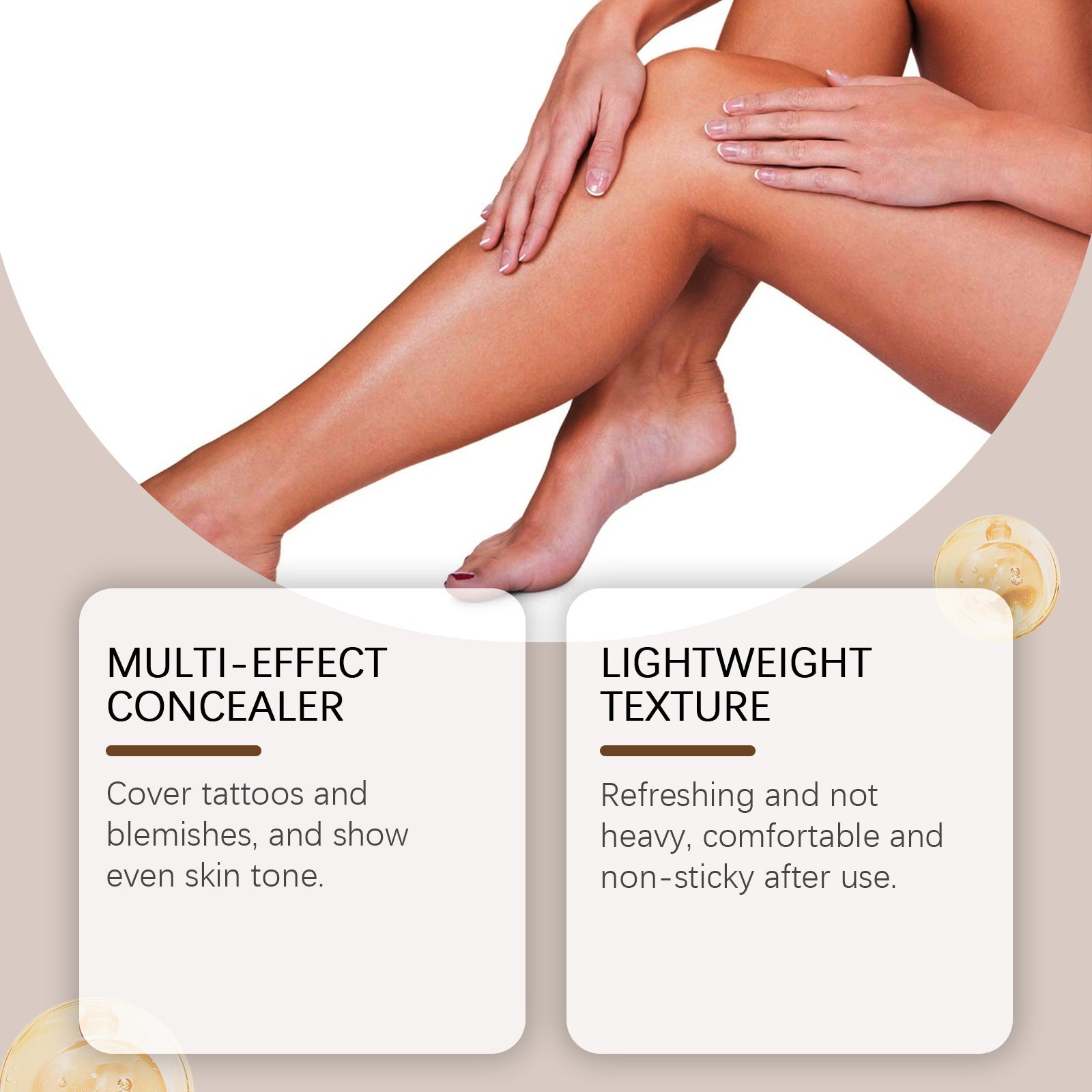 Oceaura Body Tanning Foundation Cream
