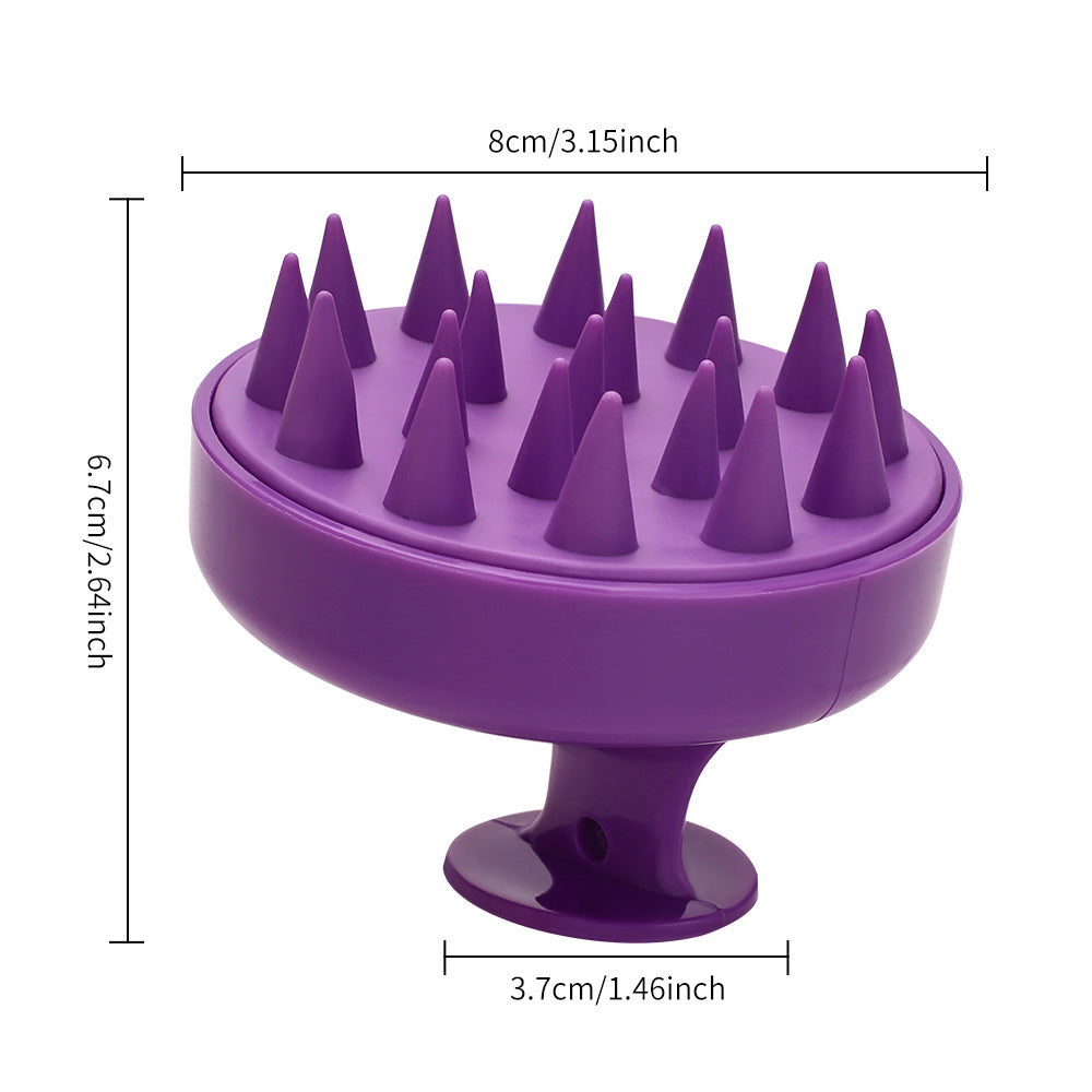 Silicone Scalp Massage Shampoo Brush and Hair Care Set