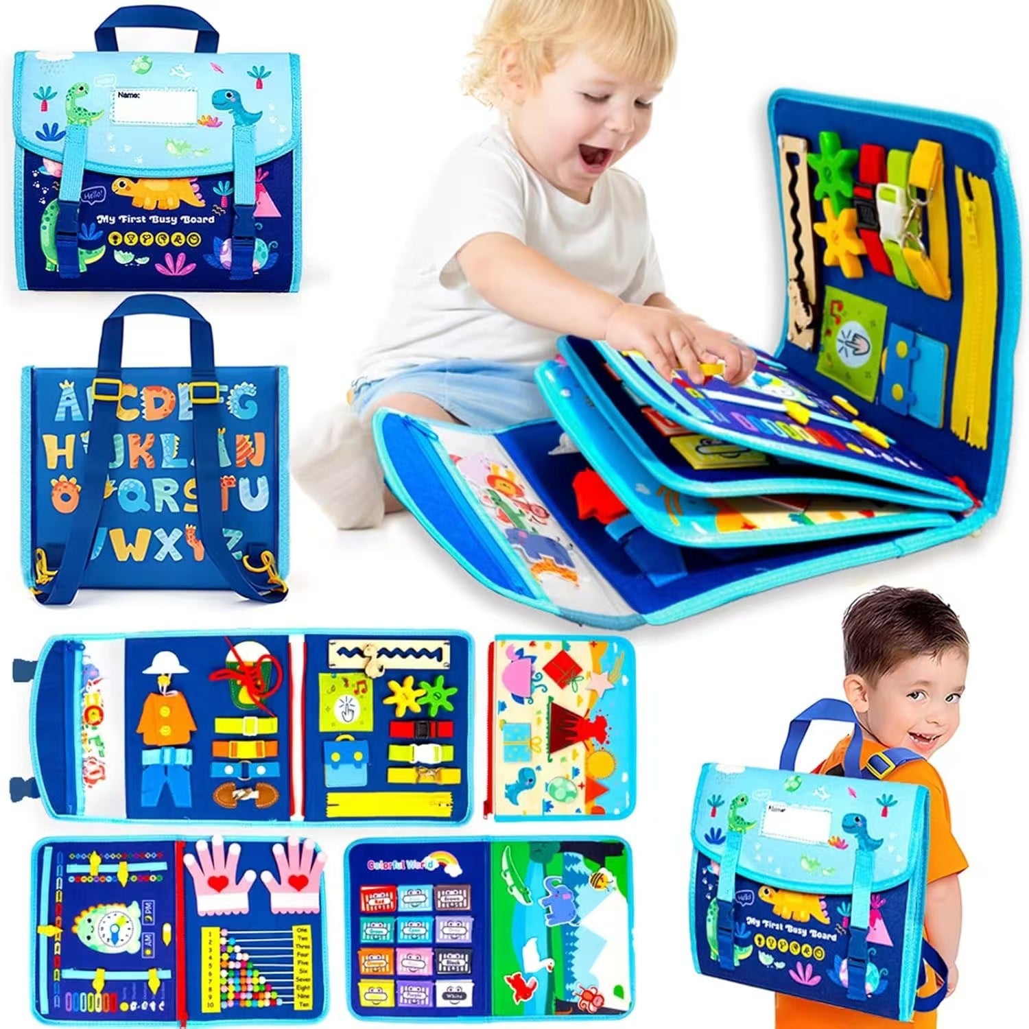 Infant Felt Early Education Learning Board