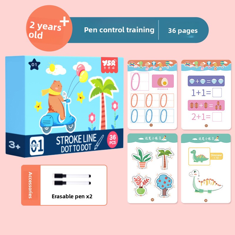 Childrens Pen Control Training Activity Book
