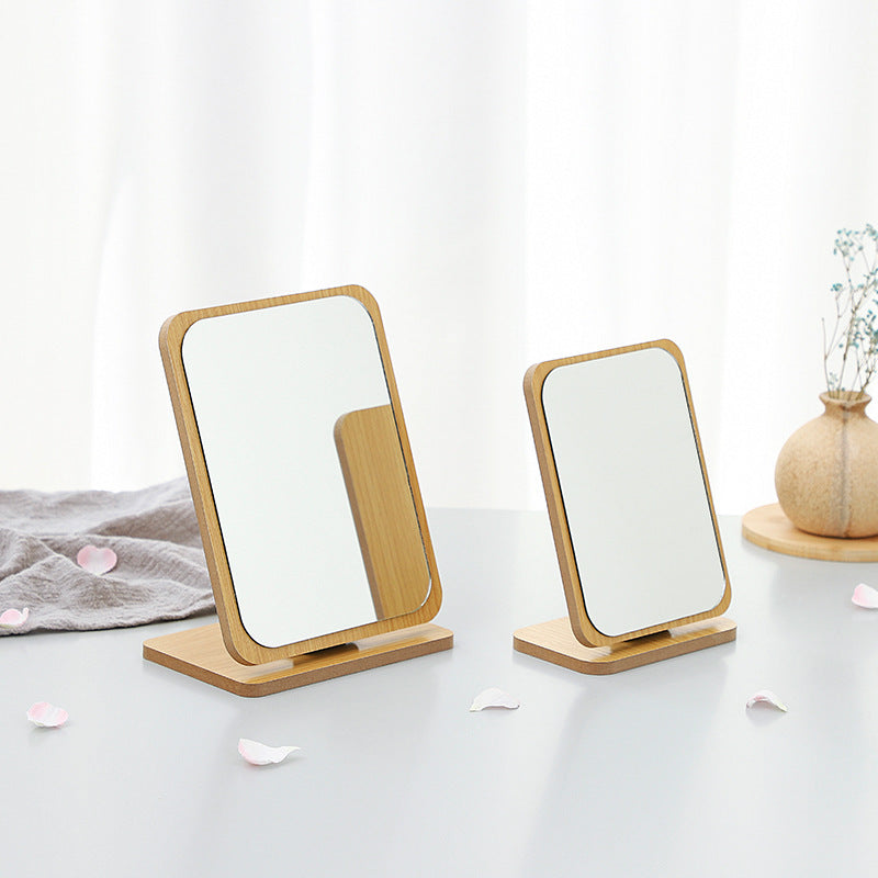 Wooden Makeup Mirror