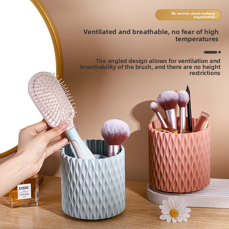 Rotatable Makeup Brush Organizer Holder
