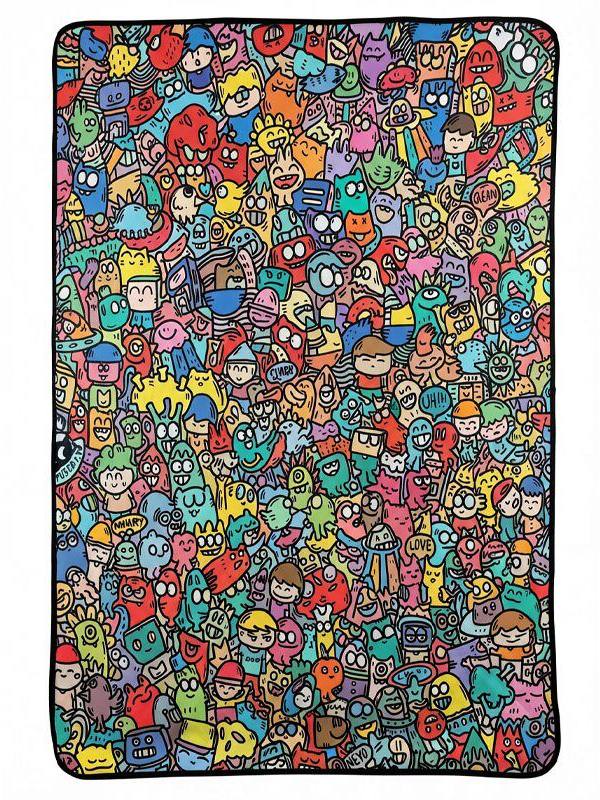 DIY Washable Kids Coloring Blanket
