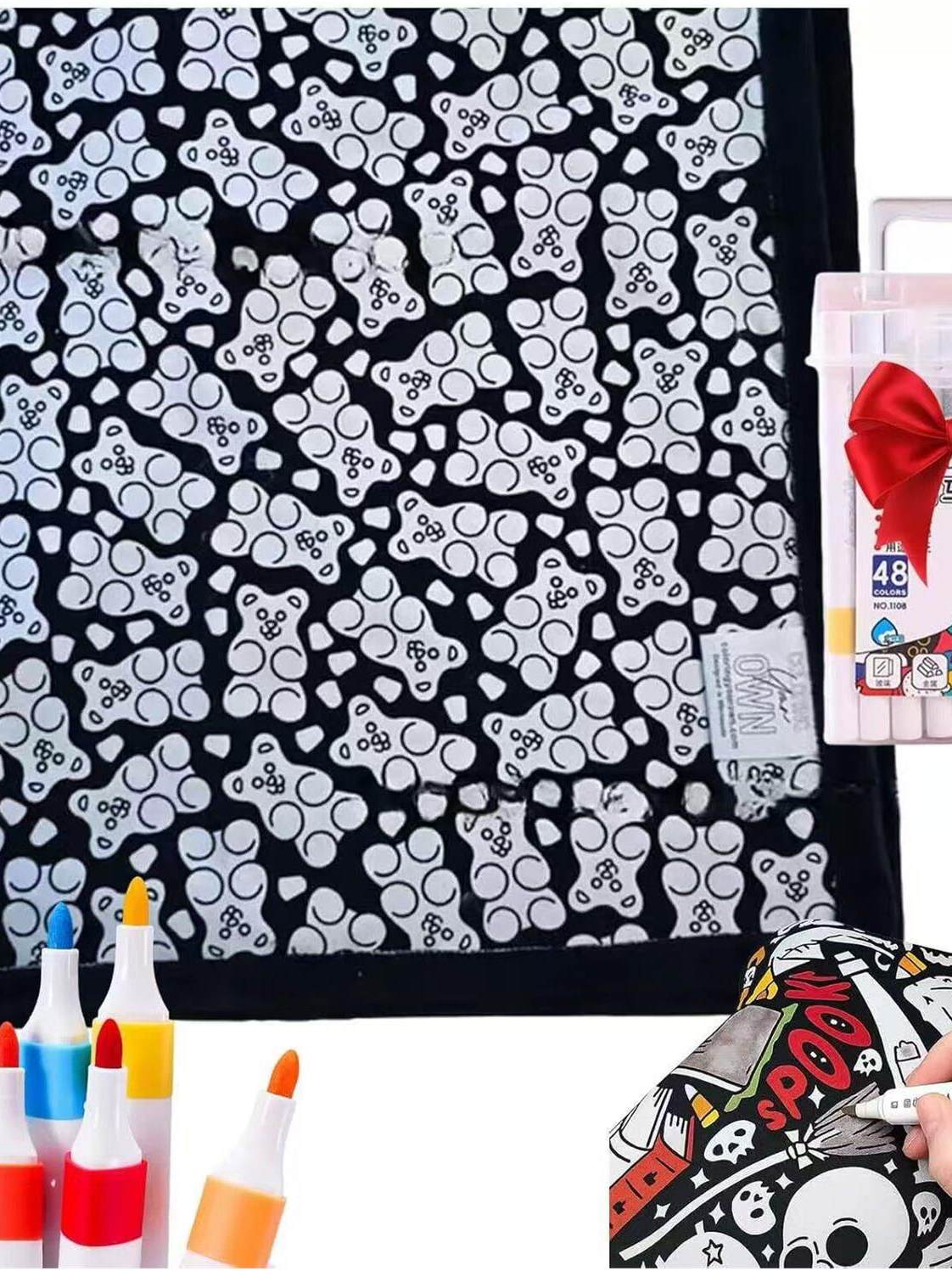 DIY Washable Kids Coloring Blanket