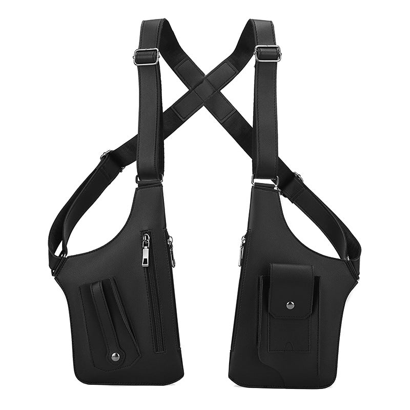 Functional Shoulder Bag for Men, Outdoor Vest Bag for Women