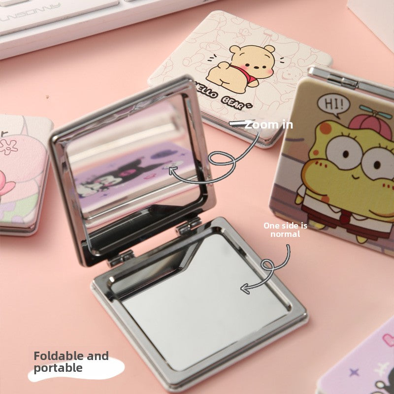 Cartoon Foldable Makeup Mirror