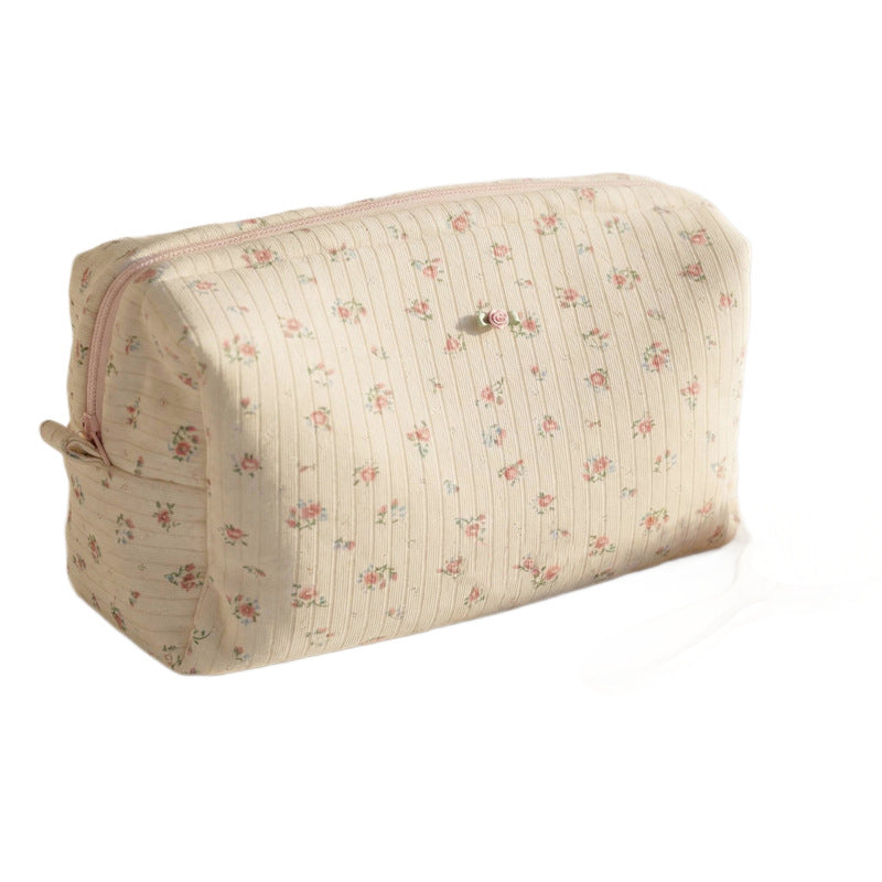 Floral Travel Makeup Bag
