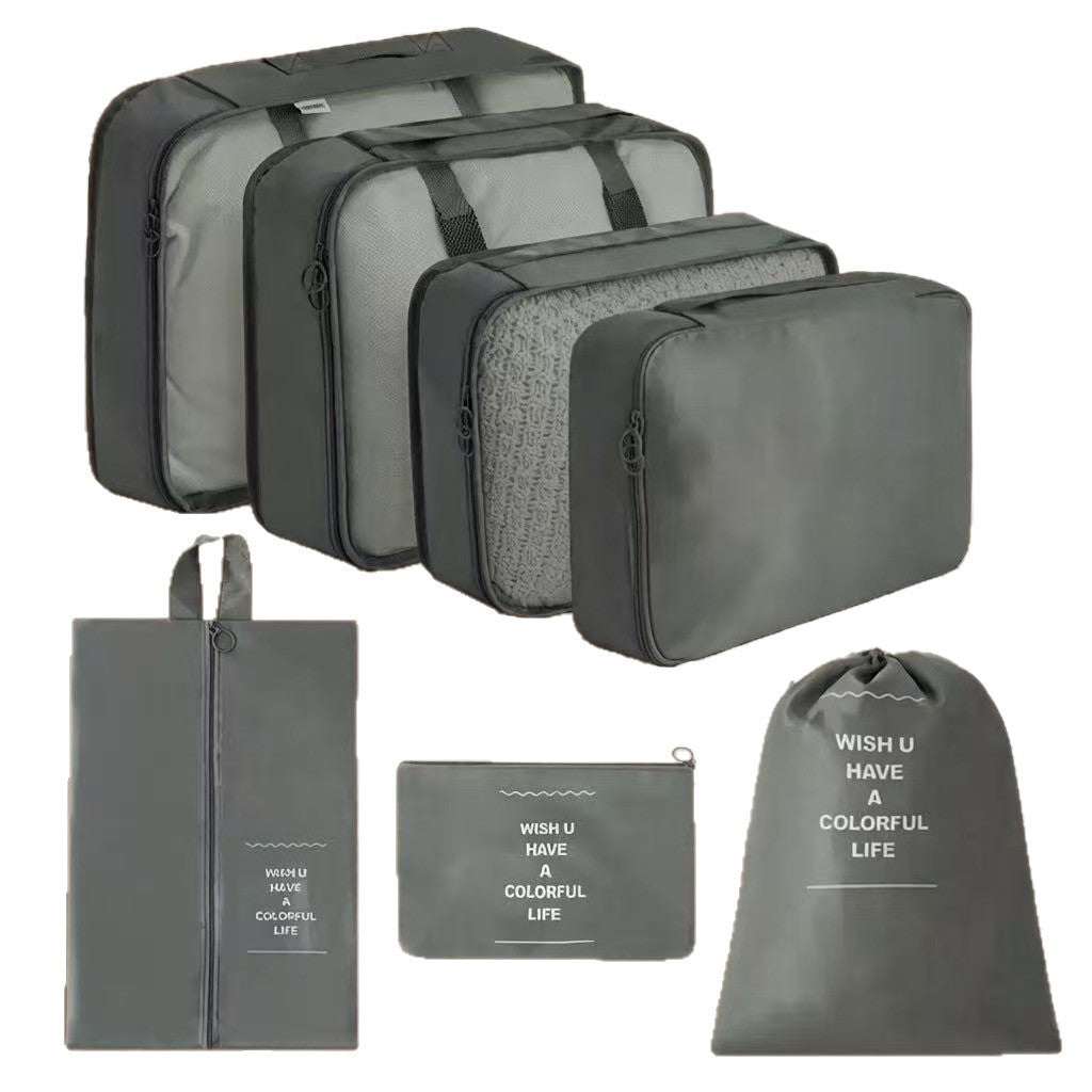 Seven-Piece Storage Bag Set, Portable Storage Makeup Bag, Travel Storage