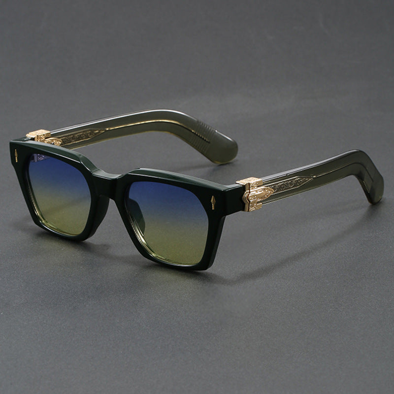 Wide-Leg Arrow-Decorated Sunglasses for Men and Women