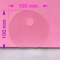 Transparent Acrylic Palette for Makeup and Art