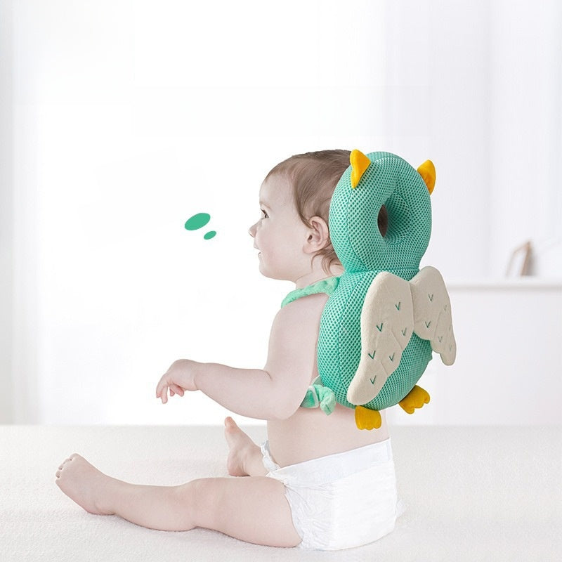 Baby safety pad and learning cap