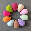 Super soft makeup sponge with droplet shape