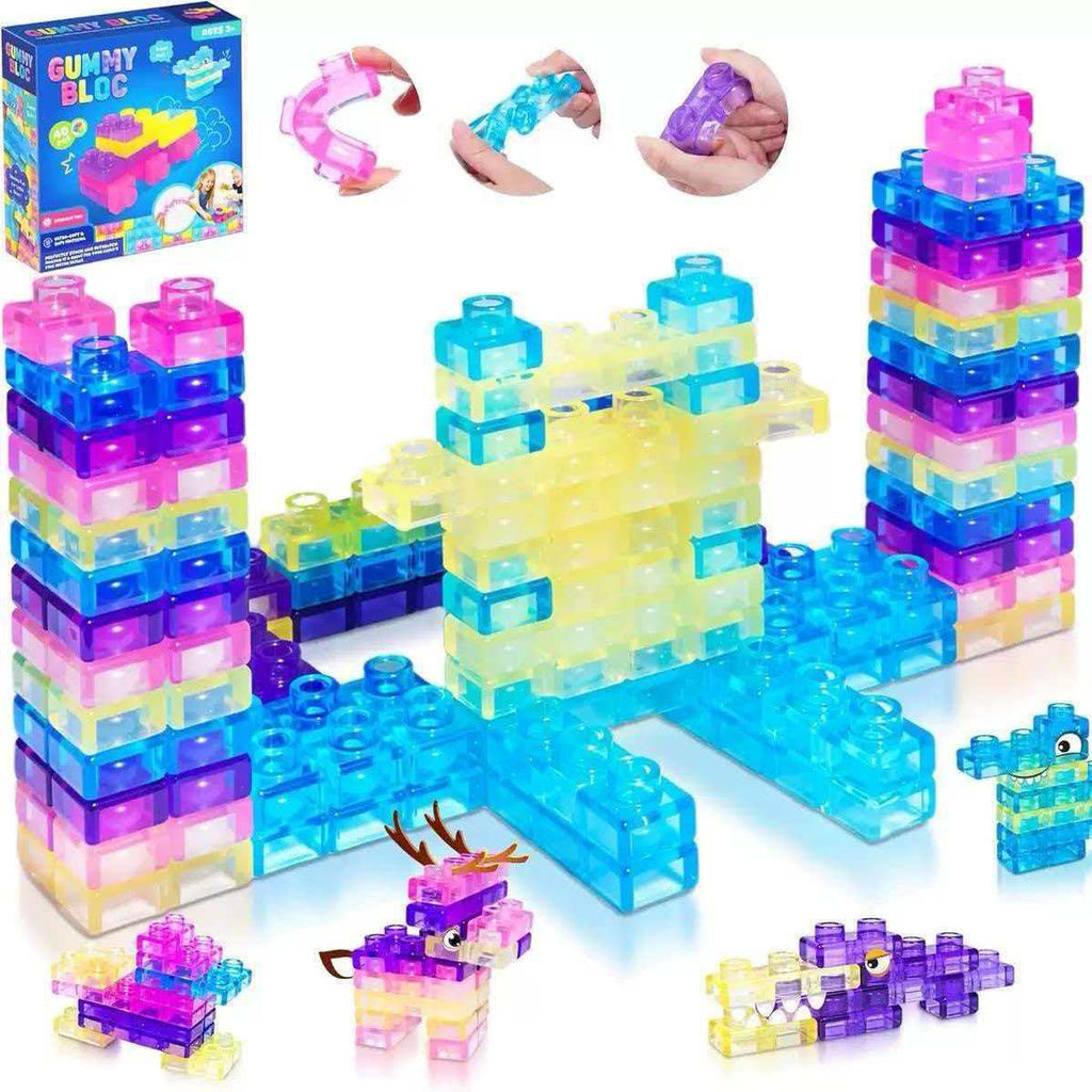 Squishy Jelly Building Blocks for Kids