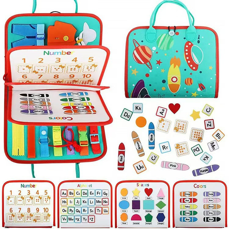 Infant Felt Early Education Learning Board
