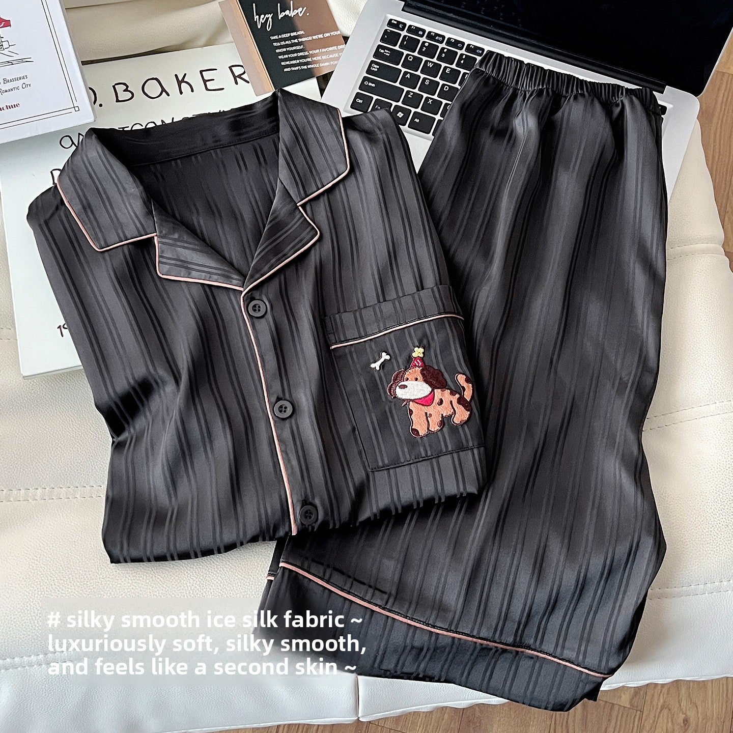Ice Silk Pajamas for Men
