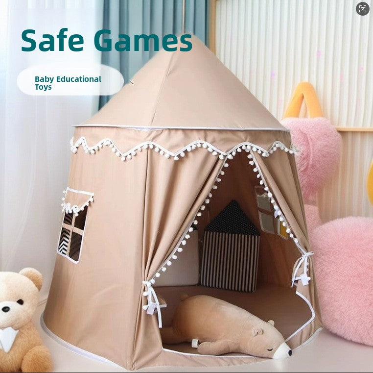 Childrens Fabric Play Tent Indoor Playhouse for Boys Girls