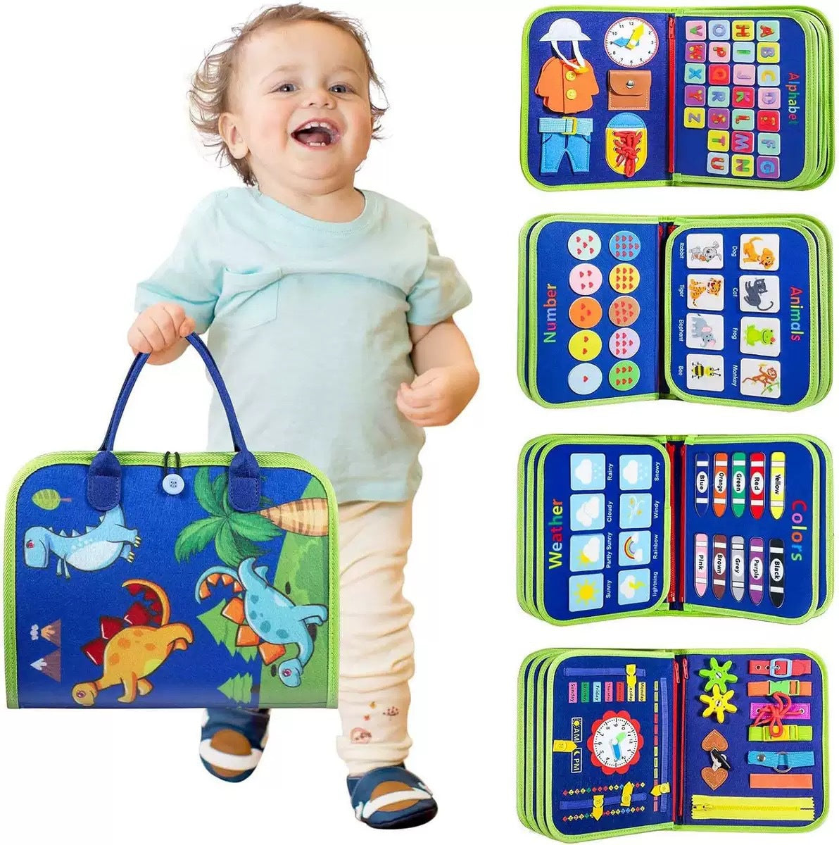 Educational Felt Busy Board for Kids