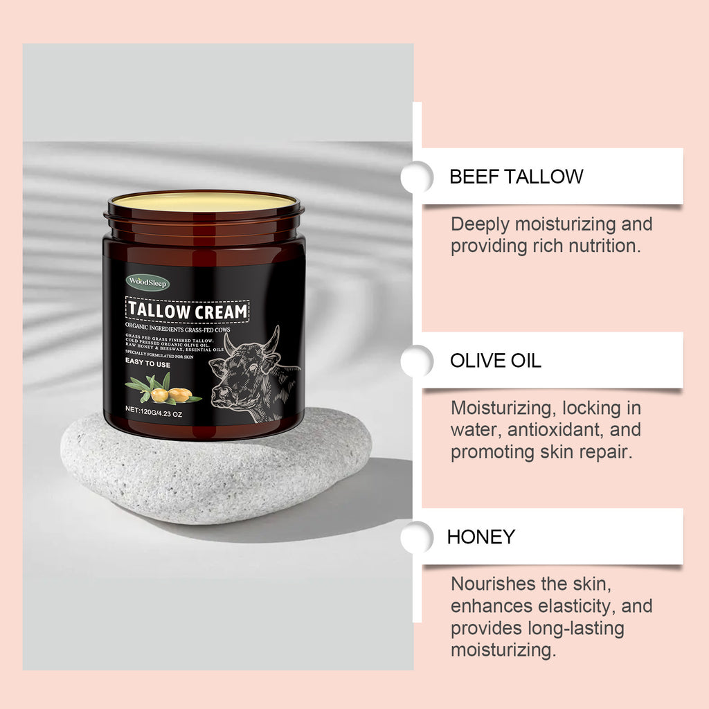 Beef tallow skin moisturizer skin care cream