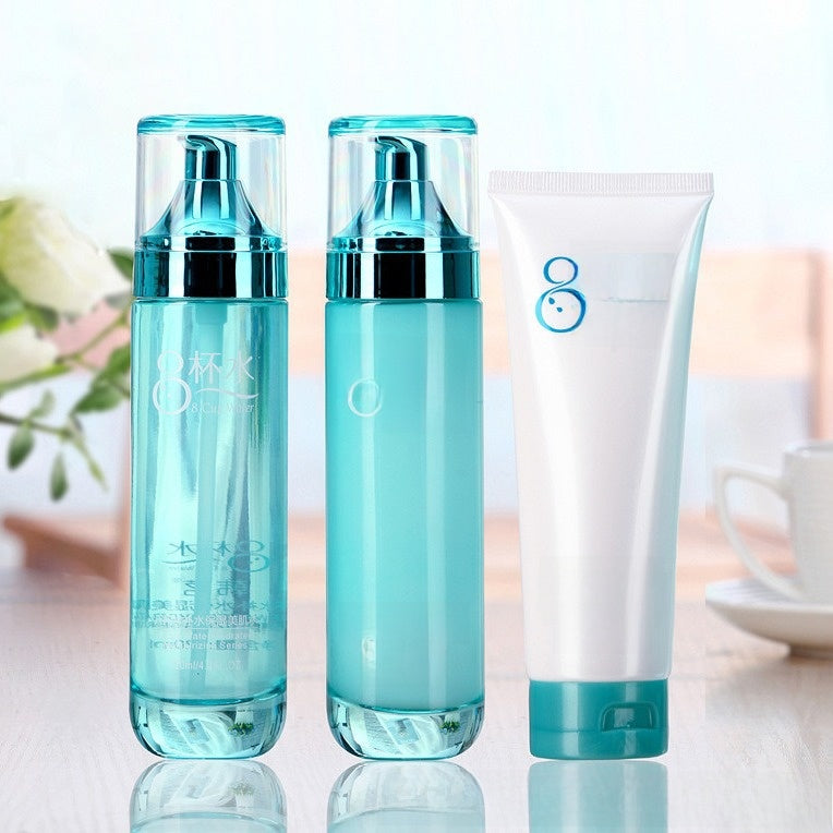 Eight Cups Skincare Toner and Lotion Set