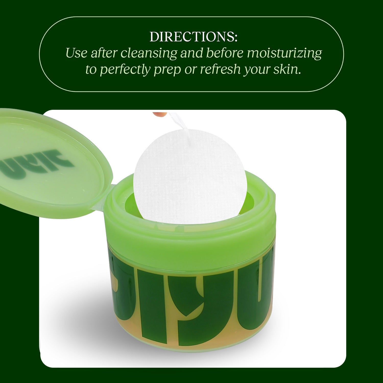 Exfoliating Centella Asiatica Skincare Toner Pads