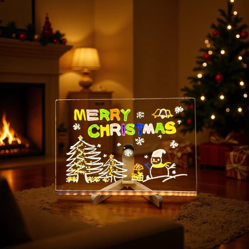 Glowing Erasable Drawing Board for Kids