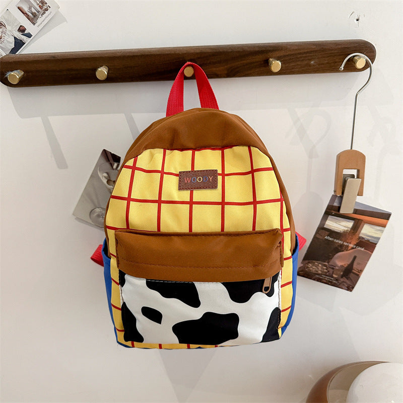 Lightweight Cartoon School Backpack for Kids