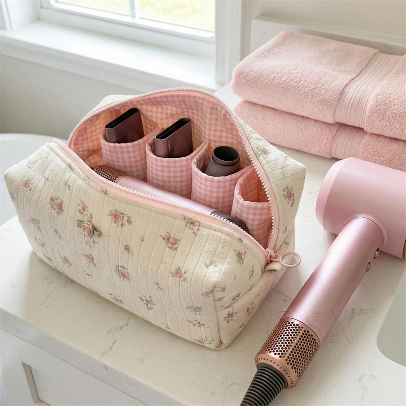 Floral Travel Makeup Bag