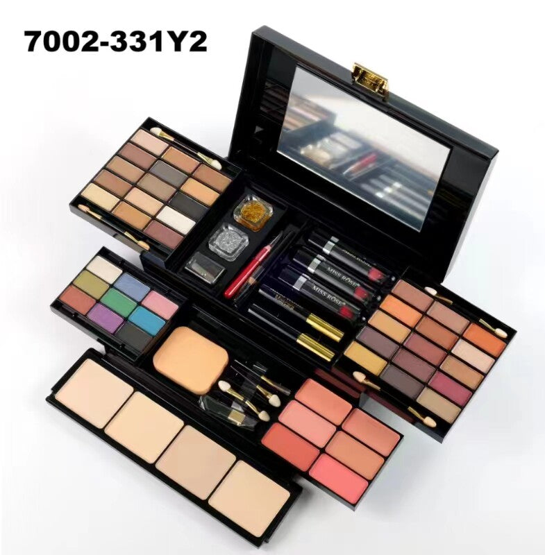 Missrose Multifunctional Makeup Box with Eyeshadow Lipstick Blush