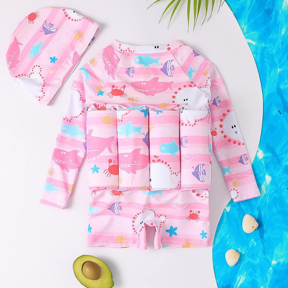 Kids Buoyancy One-Piece Swimwear