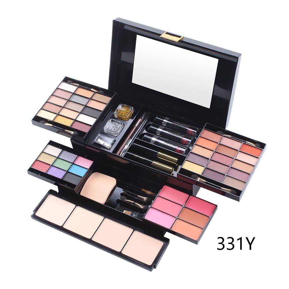 Missrose Multifunctional Makeup Box with Eyeshadow Lipstick Blush