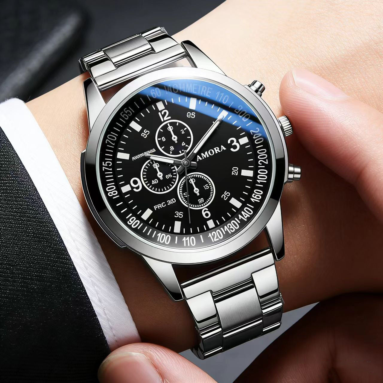 Men Quartz Watch Business Analog Pointer Watch