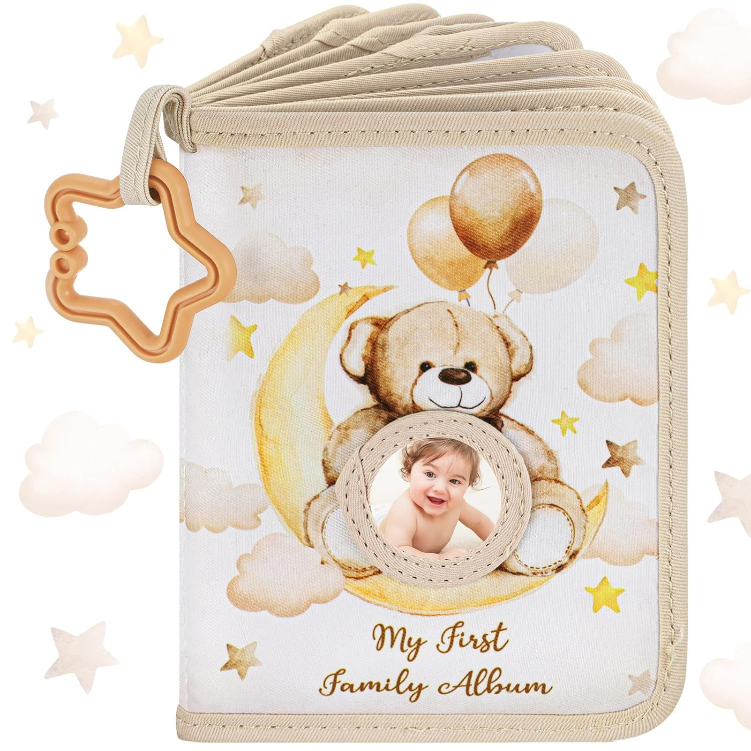 Baby Growth Memory Photo Cloth Book