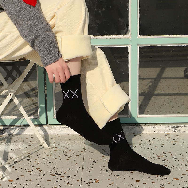 Mid Calf Cotton Socks for Men and Women