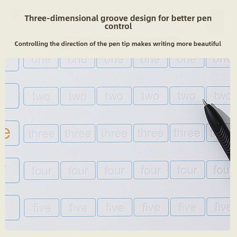 Grooved Handwriting Practice Books for Kids