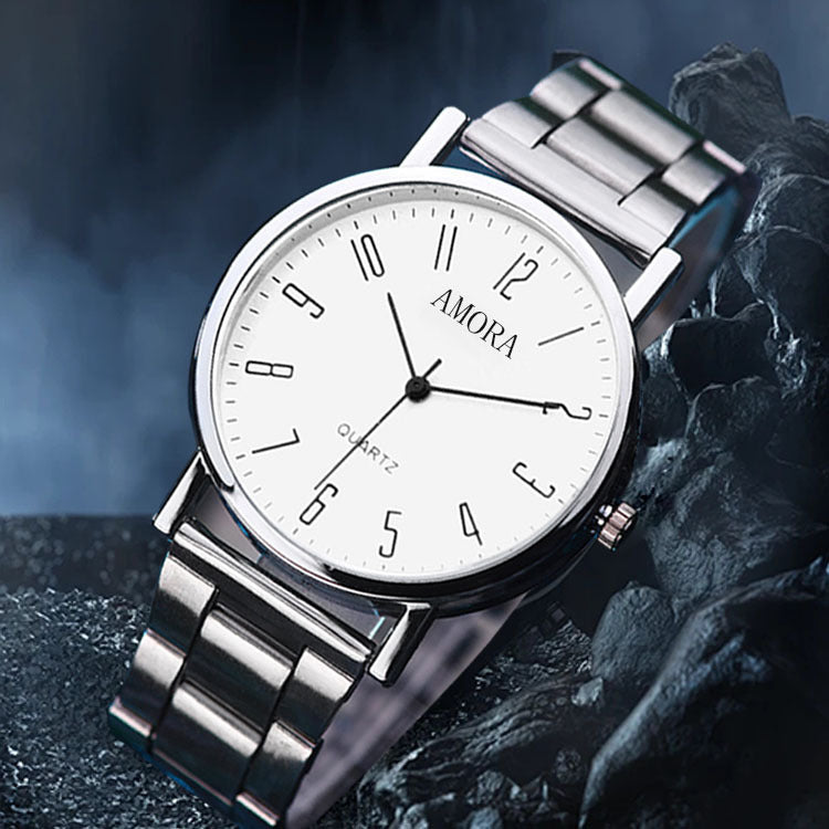 Men Quartz Watch Business Analog Pointer Watch